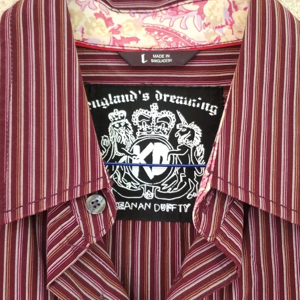 mens Keanan Duffty long sleave button down